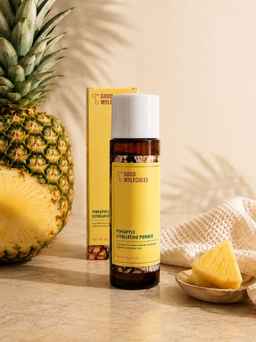 Good Molecules Pineapple Exfoliating Powder 60 g NIB Exfoliant Cleanser Skincare